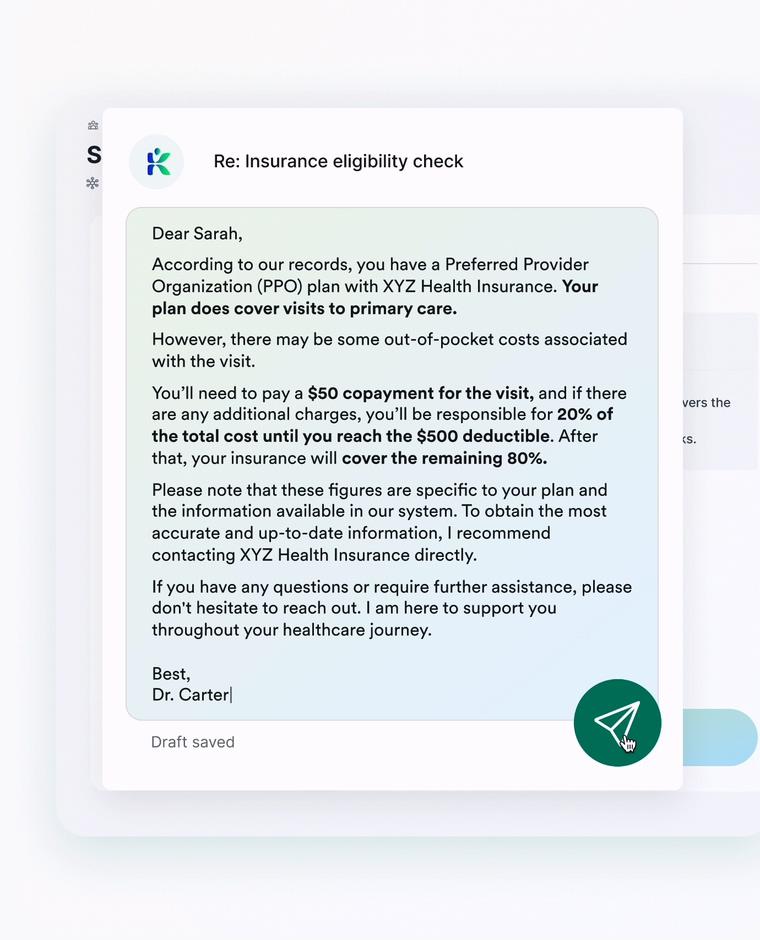 Insurance eligibility checks