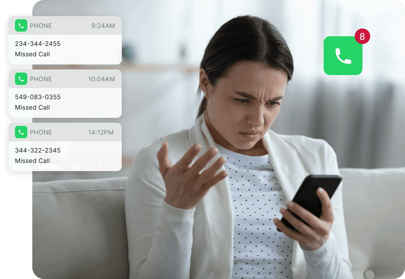 Missed patient calls 