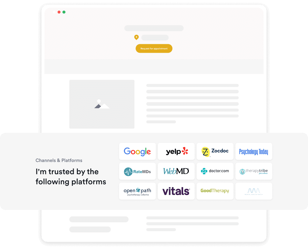 <a href='/features/channels' class='title-link'>
                Increase your credibility by displaying
                trusted channels
              </a>