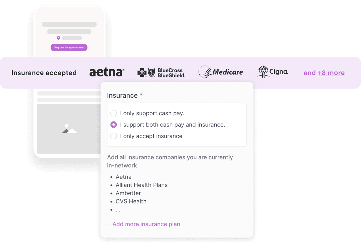 Effortless payments and
                insurance options